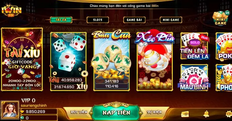 Hướng Dẫn Chi Tiết Các Cách Nạp Tiền Vào Tài Khoản iWin Cho Game Thủ